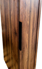 Brown Freestanding Kitchen Pantry Cabinet with Doors & Shelves - 5-Tier Storage Cupboard & Sideboard Buffet with Adjustable Shelves, Wood Grain Pantry Organizer for Kitchen, Dining Room, Living Room