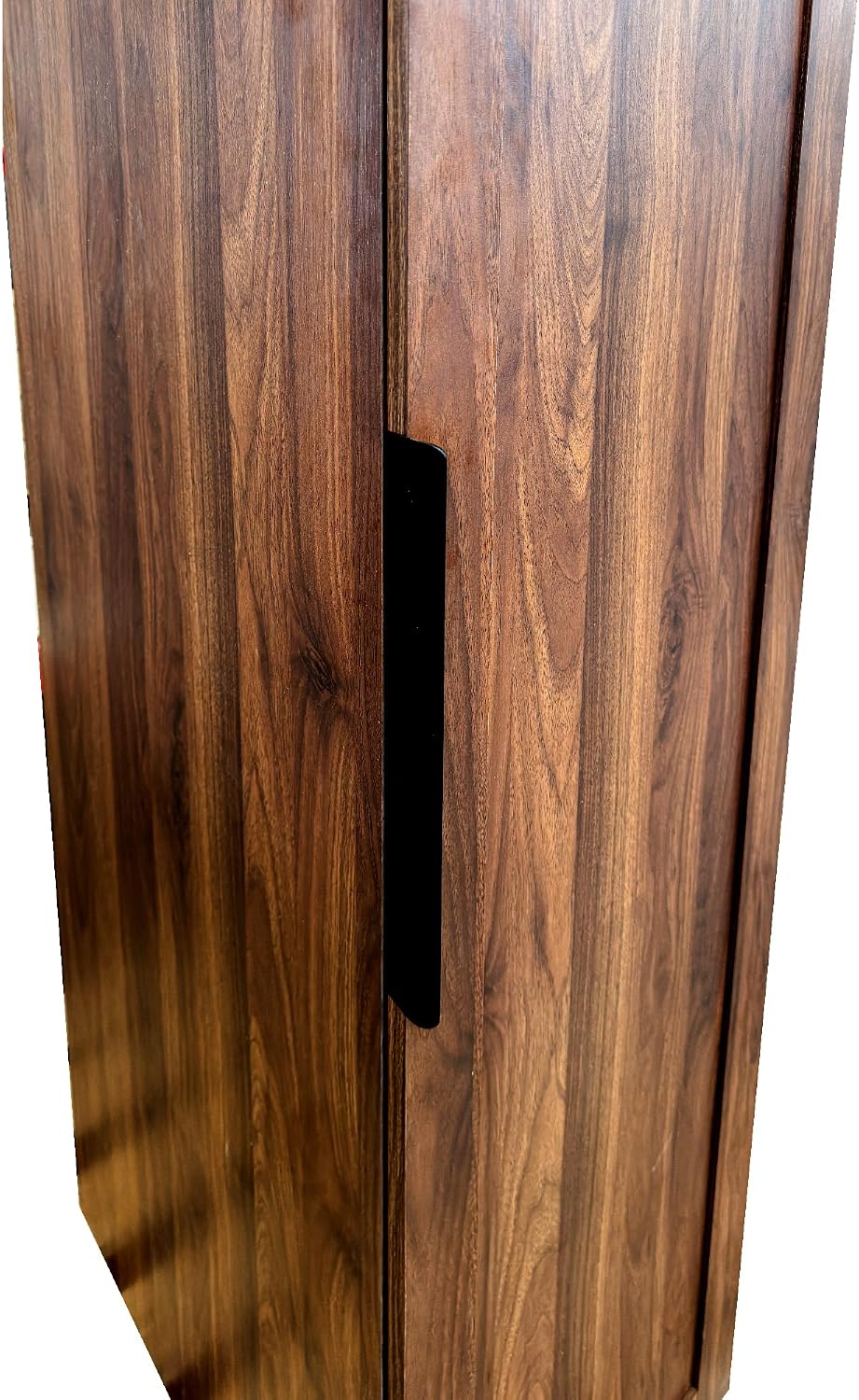 Brown Freestanding Kitchen Pantry Cabinet with Doors & Shelves - 5-Tier Storage Cupboard & Sideboard Buffet with Adjustable Shelves, Wood Grain Pantry Organizer for Kitchen, Dining Room, Living Room