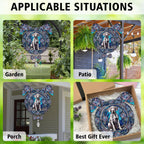 Weimaraner Dog Ears Wind Spinner, Weimaraner Wind Spinner Hanging for Yard and Garden V02