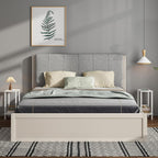 TUTOTAK Small Side Table, Narrow End Table, Skinny Sofa Table, Slim Nightstand, Couch Table, Living Room, Bed Room, White TB01BW062