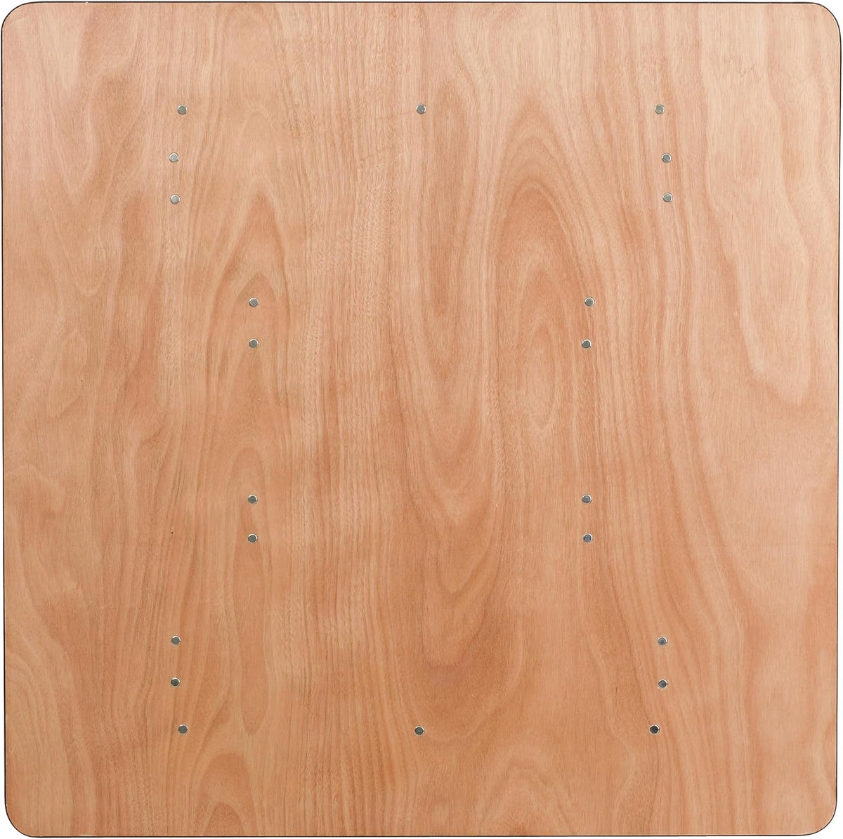 Flash Furniture 4 ft Wood Folding Square Banquet Table | Durable Construction, Commercial Use