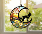 Personalized Dog Memorial, Custom Name Chinese Crested Dog Christmas Ornament, Custom Breeds, Pet Loss Light Catcher, Gifts for Lovers Loss of Pet Sympathy on Mothers Day Christmas