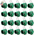 Reusable Greenhouse Clips Made in USA – Orchid Clips, Plant Support Clips & Cord Clips – Heavy-Duty, Weather-Resistant & Durable – Secure Stems, Vines, Wires, Cables, Tomato Plants – Indoor & Outdoor