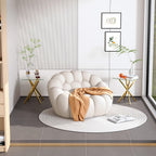 Small Side Table with Chromed Legs, Tempered Glass Square Modern End Table Sofa Table for Living Room Home Office (1, Gold, 20"×20"×22")
