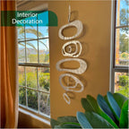 Trenton Gifts Hanging Wind Spinner - Wind Spinners Outdoor Hanging Kinetic Garden Decor - Whirligigs for Yard & Garden - Large Art Deco Design for Outside - Decorative Outdoor Mobiles