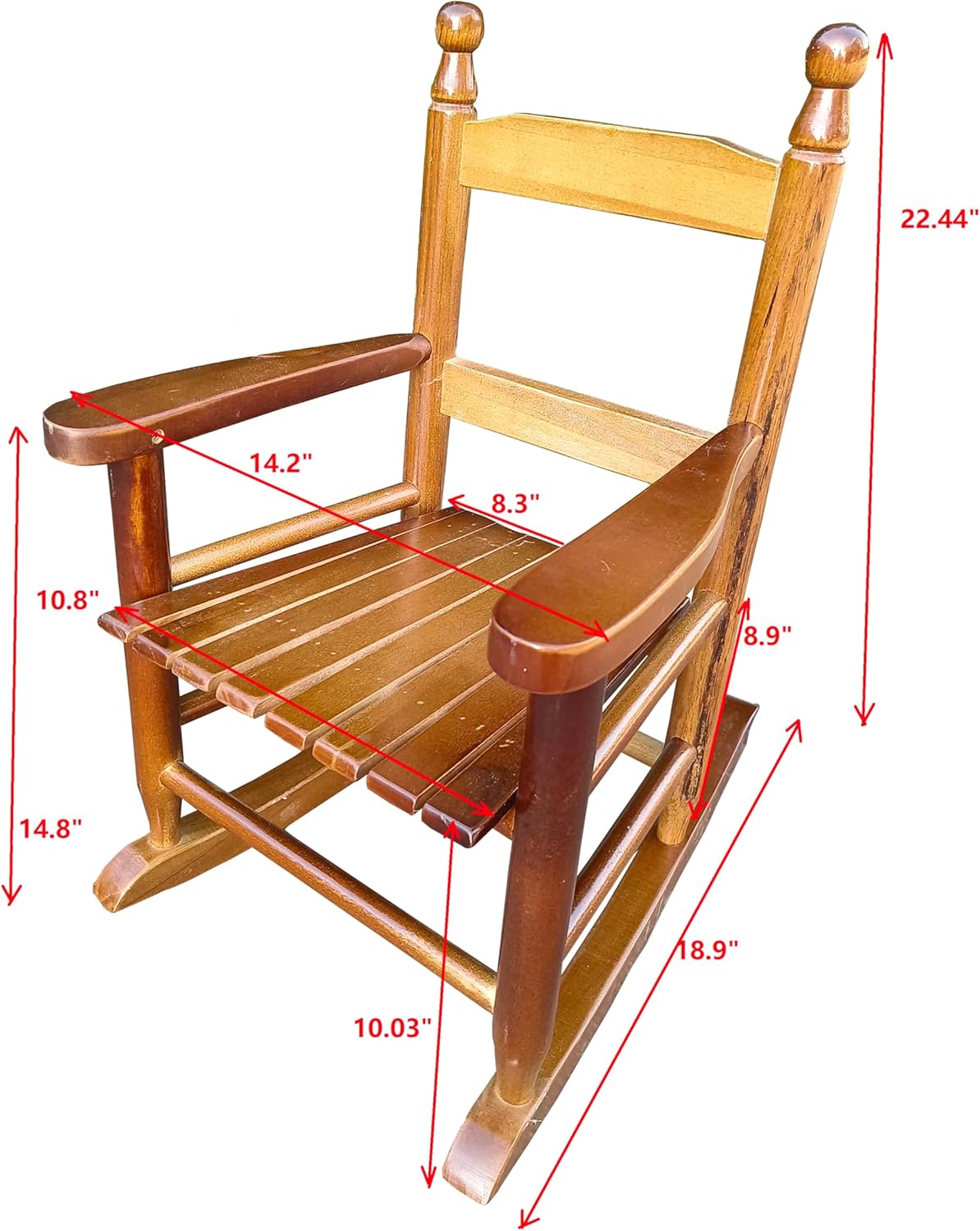 Rocking Oak Chair Indoor or Outdoor Suitable for
