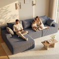 Lifelink 108" Couch L-Shaped - Modular Sectional Couches for Living Room Cloud Sofa with Deep Seat High Back Oversized Left Facing Chaise No Assembly Required