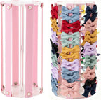 Bow Organizer for Girls - Large Capacity Hair Clip Organizer, Effortless Hair Bow Holder for Home Dresser, Perfect for Gifting, Essential Storage Solution for Girls