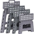 Arregui TB-027-G - Multi-purpose folding stool, 290 x 220 x 270mm, Grey.