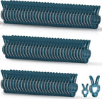 Plant Support Clips, 120 PCS Gentle Flower Plant Clamps for Supporting Vine Climbing Plants, Gardening Lever Loop Gripper Clips Help Stems Vines Grow Straight Upright, 2 Sizes in one Pack