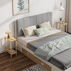 TUTOTAK Small Side Table, Narrow End Table, Skinny Sofa Table, Slim Nightstand, Couch Table, Living Room, Bed Room, Natural TB01BN062
