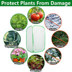 28 x 28 x 48 Inch Pop Up Winter Frost Plant Cover, Gardening Plants Freeze Protection Tent, Warm Plant Protector Enclosure for Snow Frost Protection Indoor & Outdoor
