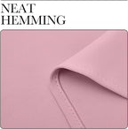 NICETOWN Window Curtain Panels, Thermal Insulated Solid Grommet Blackout Draperies/Drapes for Basement (Crystal Pink, 1 Pair, 29 by 45-inch)