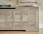 VANKILEY 51.2" Storage Chest Extra Large,Wooden Storage Bench,Greige | Chest with 2 Safety Hinges, 51.2*15.7*19.1inches, Wooden Trunk for Bedroom, Livingroom,Entryway,Easy Assembly.