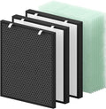 Air400 Replacement Filter for Bissell Air400, 2 H13 True HEPA and 1 Activated Carbon Pack with 8 Pre-Filter, Compared to Part #2521,2520,3365