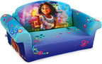 Marshmallow Furniture 2 Pack 2-in-1 Flip Open Foam Compressed Sofa Bed, Encanto