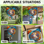Anatolian Shepherd Dog Ears Wind Spinner, Anatolian Shepherd Wind Spinner Hanging for Yard and Garden