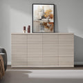 SICOTAS Buffet Cabinet with Storage Sideboard Cabinet with Doors & Shelves