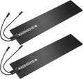 VIVOHOME 10" x 38" Snow Melting Mat with Grounding Wires, 0.35" Thickened SBR Rubber Heated Outdoor Mats, Heated Walkway Mats 2 Pack (Power Cord Not Included)