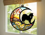 Personalized Dog Memorial, Custom Name American Eskimo Dog Christmas Ornament with Name, Custom Breeds, Pet Loss Light Catcher, Gifts for Lovers Loss of Pet Sympathy on Mothers Day Christmas