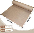 Garden Burlap Roll, 60" x 100 Feet Natural Jute Burlap Fabric Roll for Gardening Raised Bed Liners,Seed Cover,Edging,Weed Barrier,Aisle Runner Plant Cover Tree Protections (60" x 100 Feet)