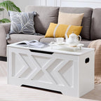 39.3" Storage Bench with 2 Safety Hinges,entryway Bench,Blanket Storage,Shoe Storage Bench for Entryway,Bedroom,Living Room