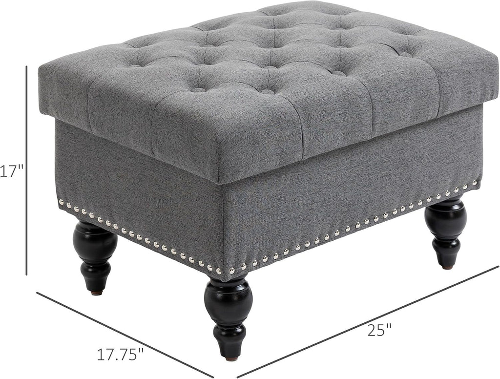 Living Room Ottoman with Storage