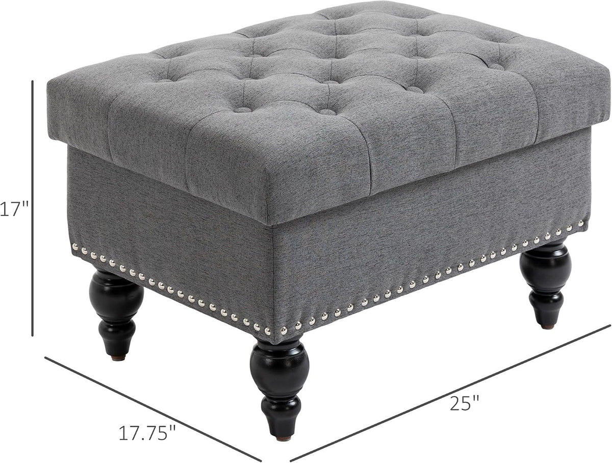 Living Room Ottoman with Storage