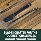 Condor Tool & Knife Outdoor Machete with Walnut Handle