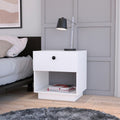 1-Drawer Nightstand,Single Door Cabinet,for Small Spaces