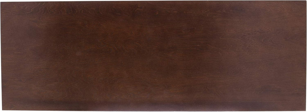 SEI Furniture - Leshire Barn-Door Kitchen Island - Transitional Design, Brown Finish - Ideal for Kitchen, Dining Room (KA1068861)