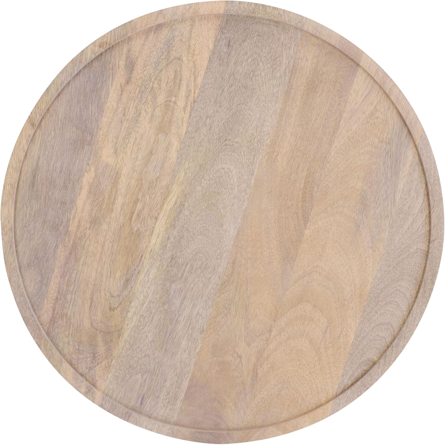 SAFAVIEH Home Collection - Javier Accent Table with Whitewashed Solid Wood Finish, Modern Round Side Table (ACC3257A)