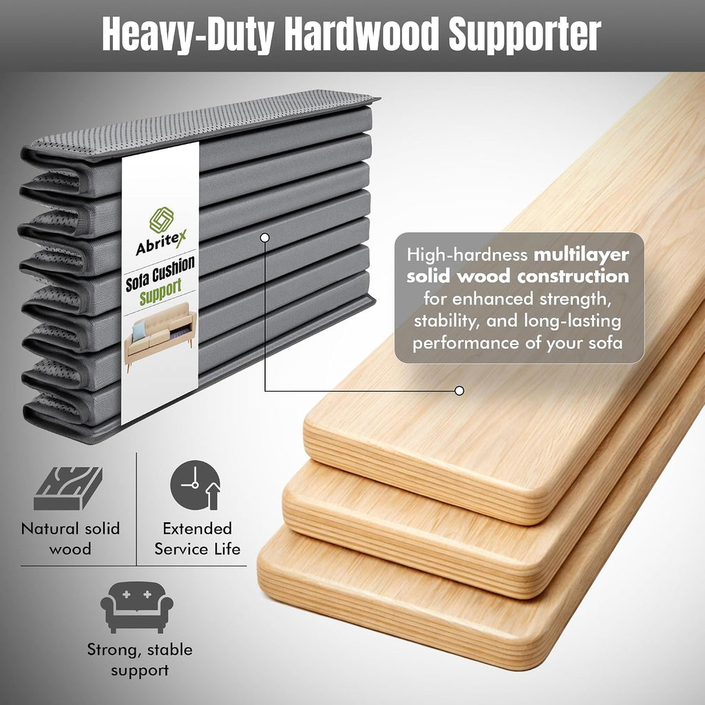 Heavy Duty Couch Cushion Support Board for Sagging Sofas, Foldable Plywood Under Cushion Support with Non-Slip Oxford Cloth Cover, Sofa Support for Sagging Cushions, Under Couch Board 15 (70 x 22 in)