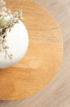 Kate and Laurel Hemingson Modern Mango Wood Round Drink Table, 10 x 10 x 22, Natural Wood, Mid-Century Circle Pedestal Table for Use as Bedroom Nightstand, Indoor Plant Stand, or Living Room Accent