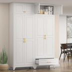 UNICOLY 15.74" H Wall Mounted Storage Cabinet, Kitchen Pantry Cabinet, Small Hanging Cabinet for Dining Room, Bathroom, Laundry Room Alacena para Cocina, Assembly Required, White
