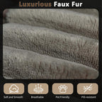80” Oversized Double Lounge Chaise,Cloud Plush Sofa Bed,Upholstered Cloud Sofa Deep Seat,No Assembly Required,Modern Corduroy Sleeper Loveseat Chair for Living Room Bedroom Reading,Camel