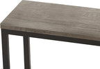 Harper & Bright Designs 4-Piece Dining Table Set, 60.2" L Solid Wood Dining Table with 3 Stools and Metal Frame for Kitchen Dining Room, Grey Brown