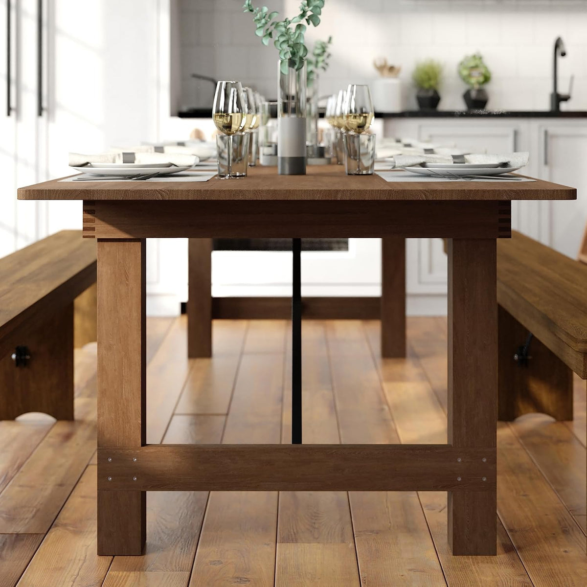 Flash Furniture Hercules 108x40 in Folding Table