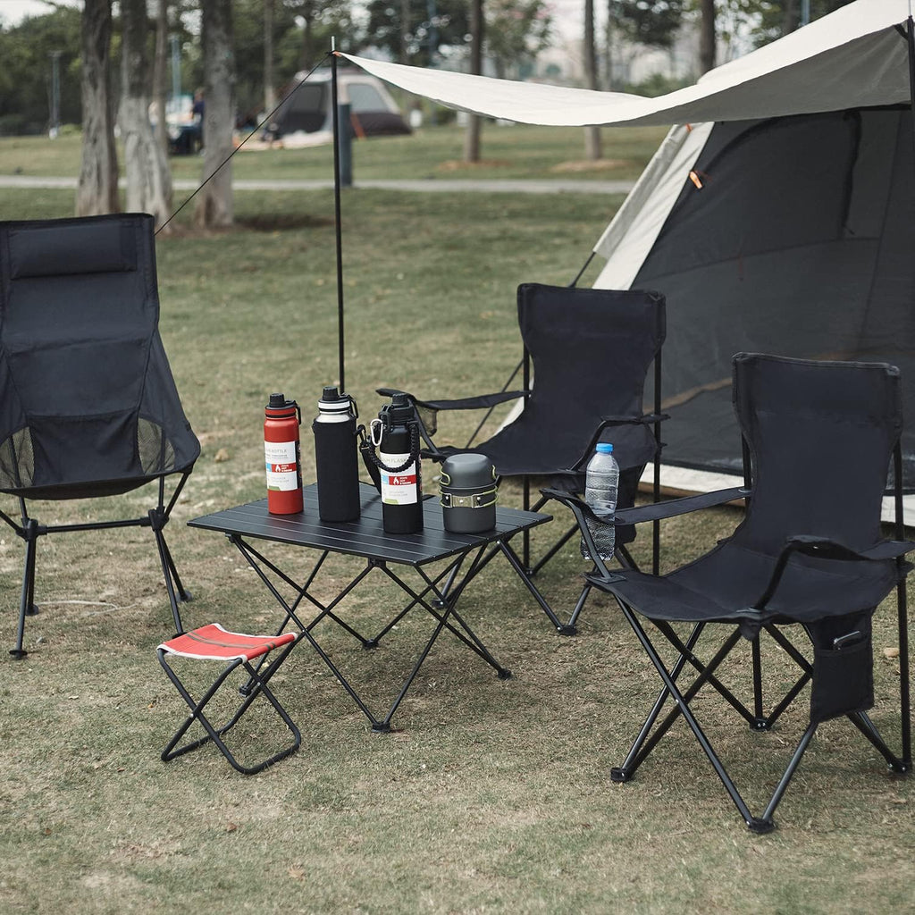 Damei century 4Pack Folding Camping Chairs, Portable for Beach, Lawn | Lightweight, No Assembly,Portable,Save Space