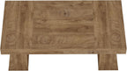 Tribesigns 55" Executive Desk, Wooden Office Desk with Double Pedestal, Modern Computer Writing Table for Home Office, Light Brown