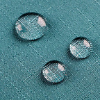 Outdoor Tablecloth Wrinkle-Free Stain Resistant Waterproof Polyester Fabric Table Cover with Zipper Umbrella Hole for Picnic/Party/Dinner/Patio Garden(70inch Round,Zippered,Teal)