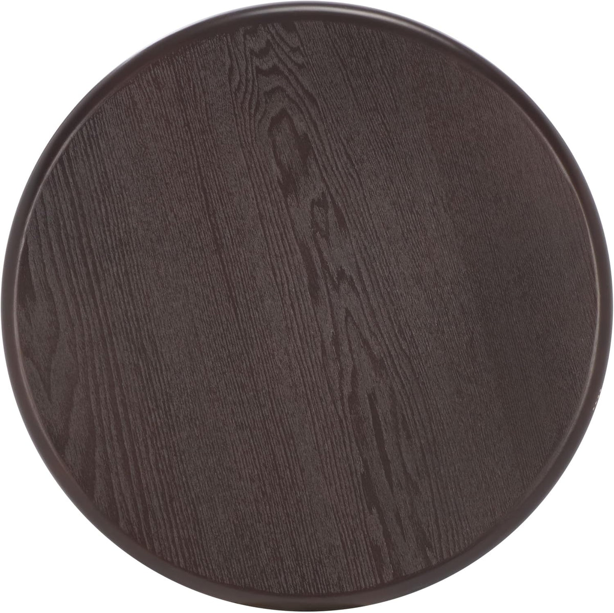 SAFAVIEH Home Collection Agami Dark Brown Round Top Pedestal End Table (Fully Assembled)