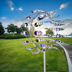 Windmill for Yard and Garden, Wind Spinner, Magical Metal Windmill for Backyards, 3D Wind Sculptures & Spinners Outdoor, Kinetic Garden Sunflower Wind Spinners (Colorful)