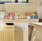 L Shape Bench,Breakfast Nook Bench with Cushion,Backless Corner Dining Bench,Kitchen Dining Nook Benchs with Hidden Storage Space Saving for Dining Room,Cafes,Living Room,Kitchen