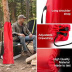 Camping Chair Bags Replacement for Coleman, Camp Folding Chair Bag, Lawn Chair Bag Replacement Outdoors & Sports,36.61 Inches, Red, 2 Pack