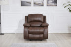 Betsy Furniture Faux Leather Reclining Glider Chair, Recliner, 8018 Multiple Colors (Brown, Chair)