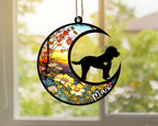 Personalized Dog Memorial, Custom Name Cockapoo Dog Christmas Ornament with Name, Custom Breeds, Pet Loss Light Catcher, Gifts for Lovers Loss of Pet Sympathy on Mothers Day Christmas