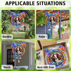 American Water Spaniel Dog Ears Wind Spinner, American Water Spaniel Wind Spinner Hanging for Yard and Garden