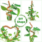 3 Pack Moss Pole, 35.4-Inch Moss Poles for Plants Monstera,Bendable Plant Support Stakes for Climbing Plants Indoor, Garden Trellis Plant Stick for Potted Plants, Pothos Philodendron
