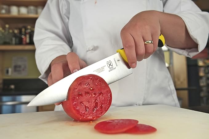 Mercer Culinary Millennia Color Handle Cutlery 8" Chef's Knife Yellow